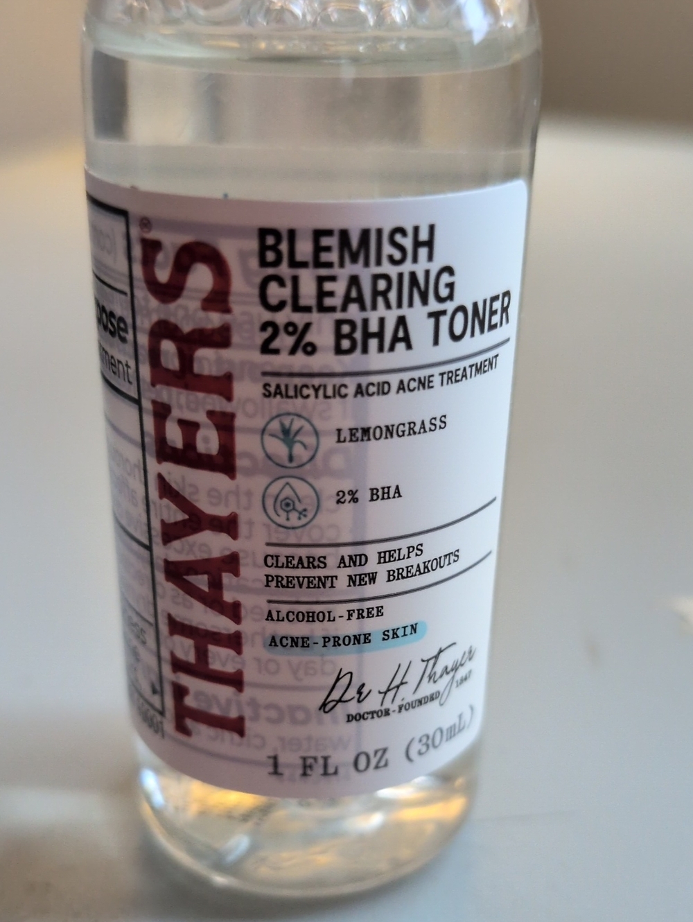 Blemish Clearing 2% BHA Toner - Clear